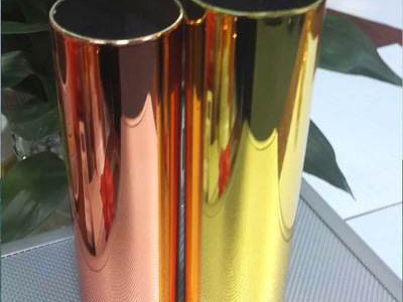 六种最常见的彩色装饰用jy官网入口管表面处理工艺1