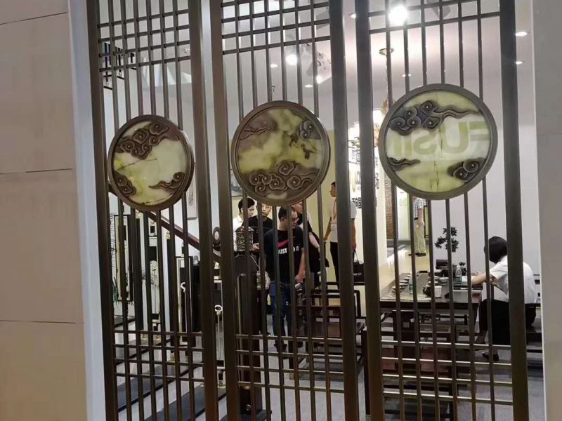 新款玫瑰jy官网入口屏风焊接无痕