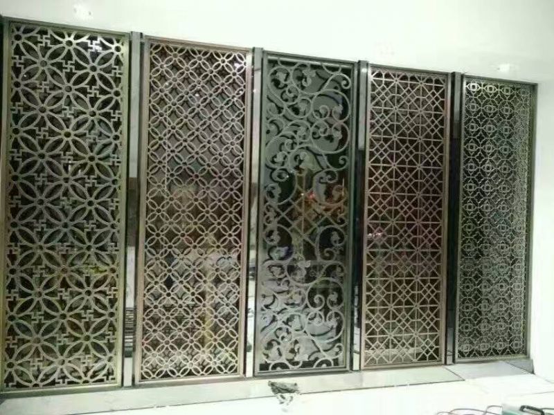 jy官网入口金属花格隔断是当今室内装饰中首选