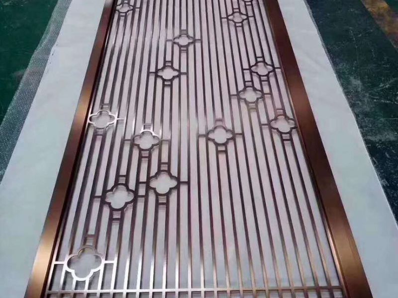 酒店工程安装jy官网入口屏风后，装饰装潢都提高好几个档次